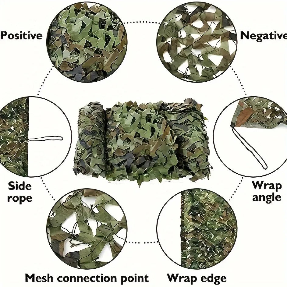 Jack & Luke Camo Nets - 6.56ft x 9.84ft / 2m x 3m