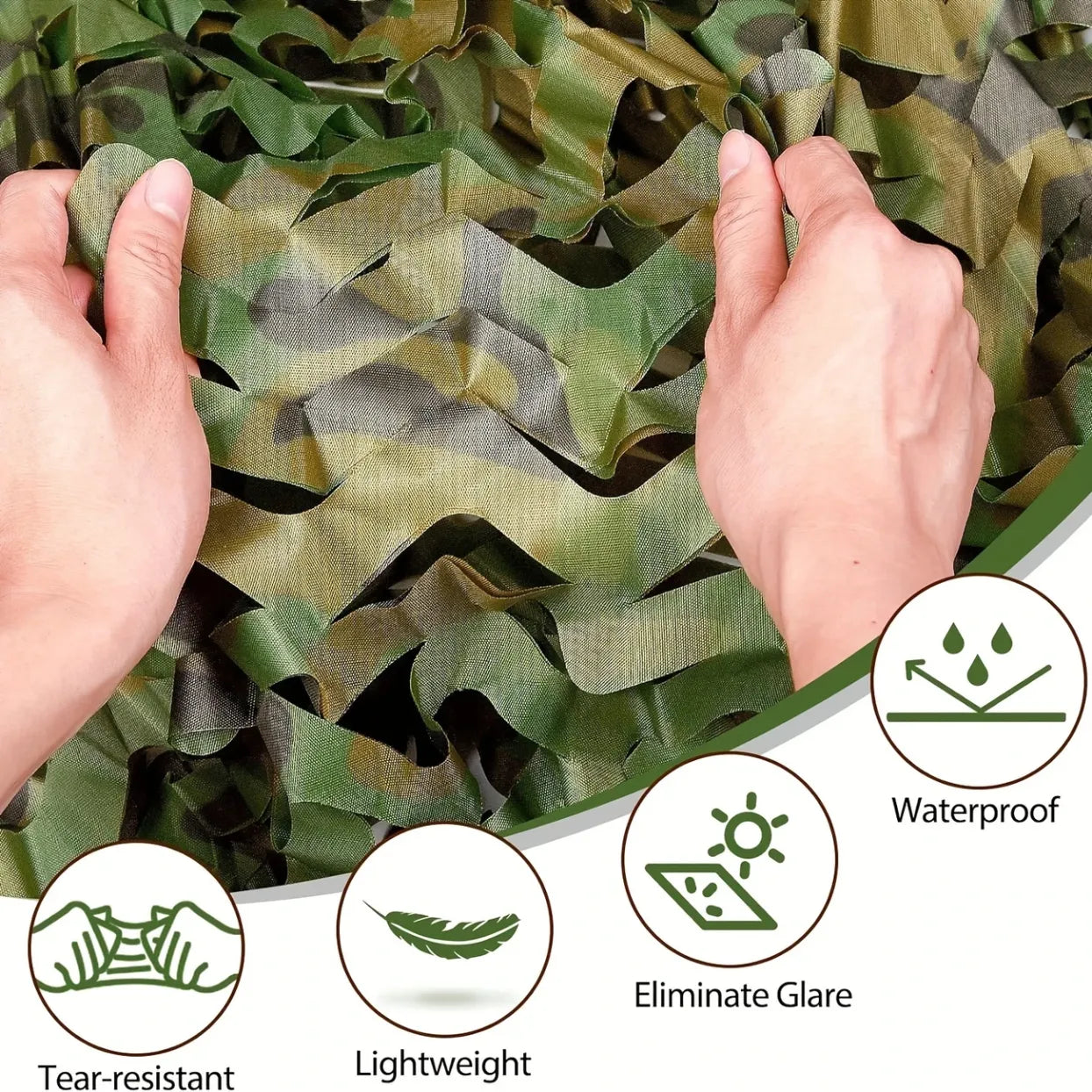 Jack & Luke Camo Nets - 6.56ft x 9.84ft / 2m x 3m