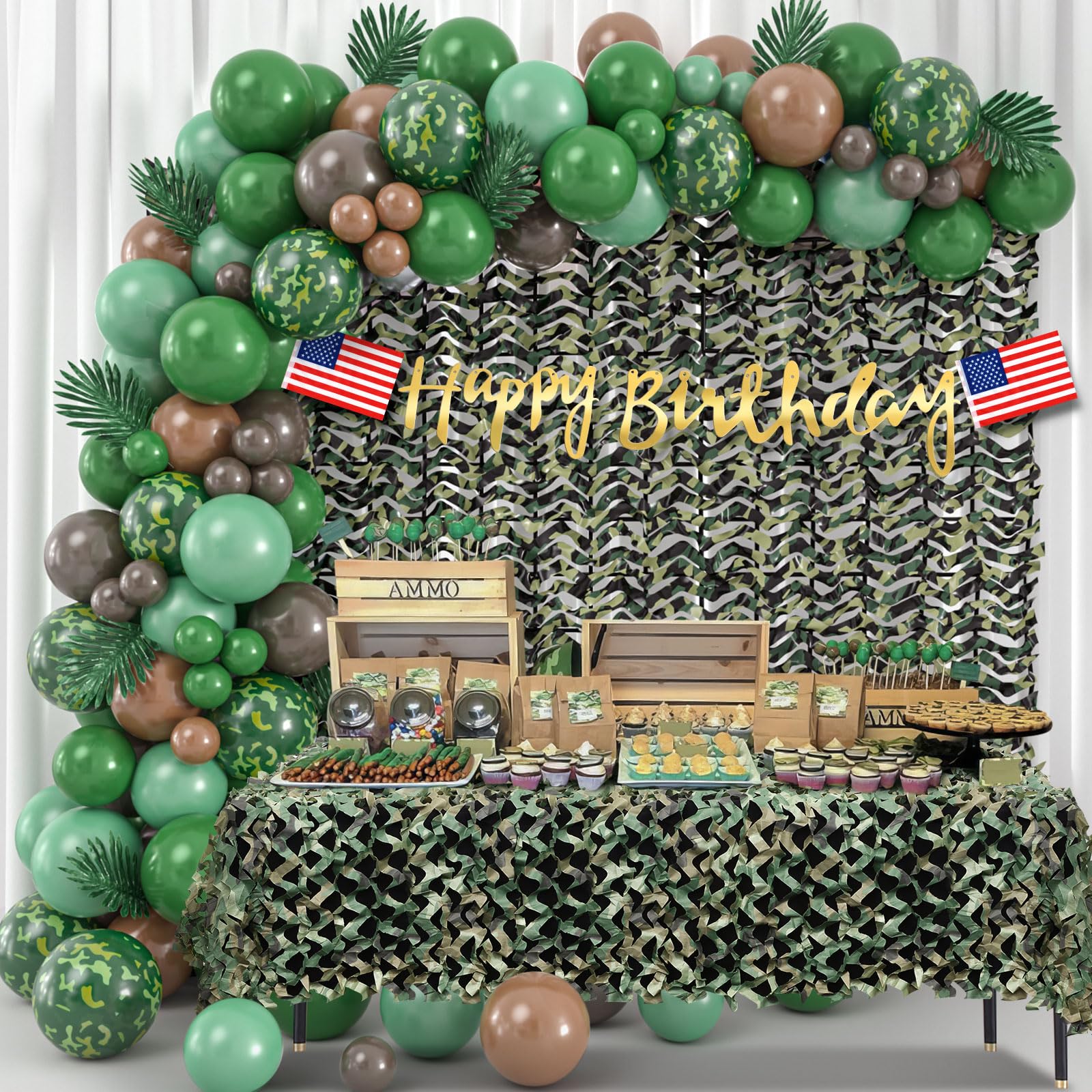 Jack & Luke Camo Nets - 6.56ft x 9.84ft / 2m x 3m