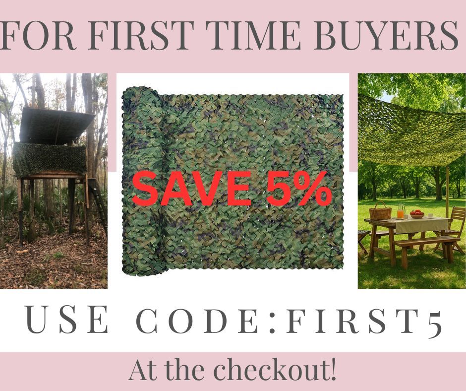 Jack & Luke Camo Nets - 6.56ft x 9.84ft / 2m x 3m