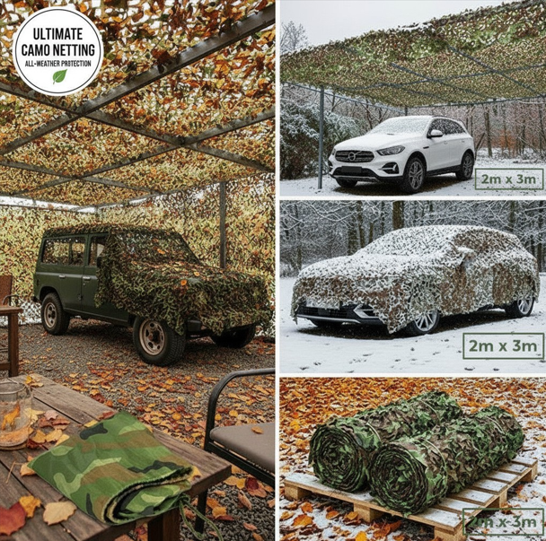 Jack & Luke Camo Nets - 6.56ft x 9.84ft / 2m x 3m